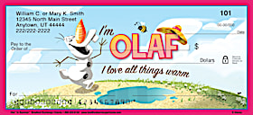 Olaf in Summer Personal Checks