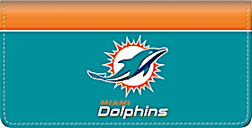 Miami Dolphins NFL Checkbook Cover