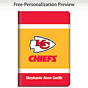 Kansas City Chiefs NFL Premium Fabric Refillable Journal