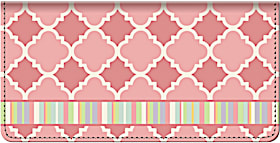 Quatrefoil Checkbook Cover