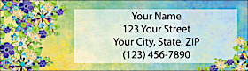 Pretty Petals Return Address Label