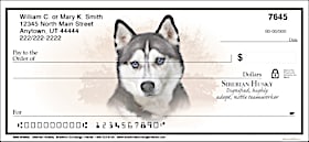 Best Breeds - Siberian Husky Personal Checks