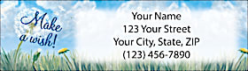 Make a Wish Return Address Label