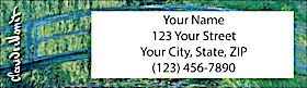 Monet: Nature Return Address Label