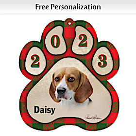 Best Breeds Beagle Paw Ornament