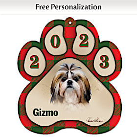 Best Breeds Shih Tzu Paw Ornament