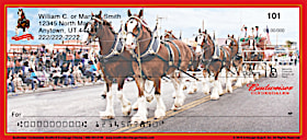 Budweiser Clydesdales Personal Checks
