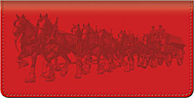 Budweiser Clydesdales Checkbook Cover