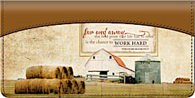 Faith Family Farming Checkbook Cover