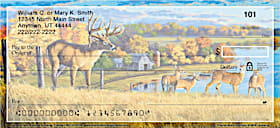 Deer on a Farm Personal Checks