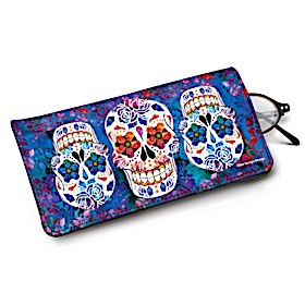 Day of the Dead Eyeglass Case