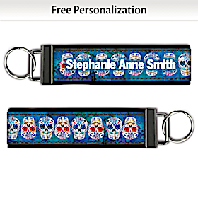 Day of the Dead Wristlet Keychain