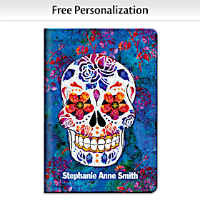 Day of the Dead Premium Fabric Refillable Journal