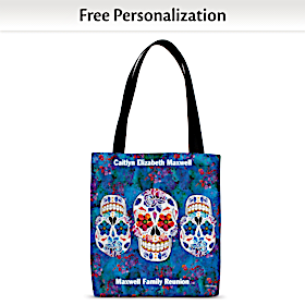 Day of the Dead Fabric Tote Bag