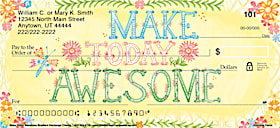 Make Today Awesome Personal Checks