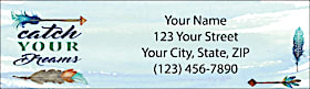 Catch Your Dreams Return Address Label