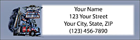 Trucker Return Address Label