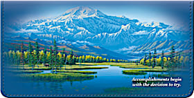 Mountains Checkbook Cover