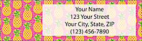 Pineapples Address Label