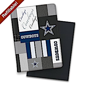 Dallas Cowboys NFL Patchwork Refillable Journal