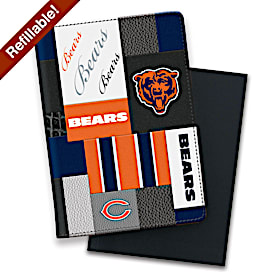 Chicago Bears NFL Patchwork Refillable Journal