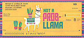 Llama Drama Personal Checks