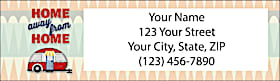 Happy Campers  Return Address Label