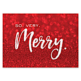 Very Merry Personalized Holiday Cards