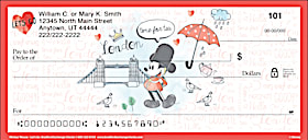 Mickey Mouse - Lets Go Personal Checks