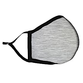 Light Gray Fabric Face Mask with HEPA Filter -Large Adult