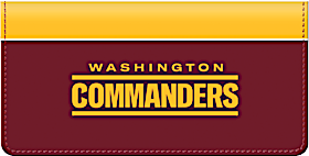 Washington Commanders NFL Checkbook Cover