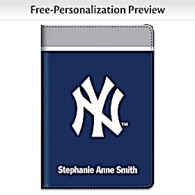 New York Yankees(TM) MLB&amp;reg Logo Refillable Journal