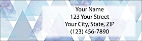 Nikki Chu&#039;s Being Blue Return Address Label