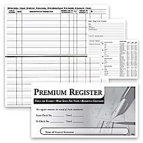 3 Pack Transaction Registers