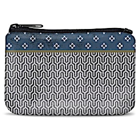 Wishbone Split Pattern Coin Purse