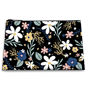 Wildflowers Cosmetic Makeup Bag