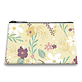 Honey Wildflowers Fabric On-The-Go Pouch