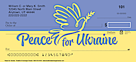 Peace for Ukraine Personal Checks