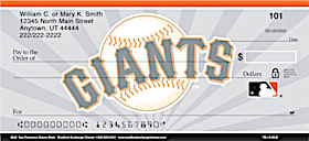 MLB San Francisco Giants Blast Personal Checks