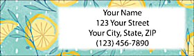 Citrus Twist Return Address Label