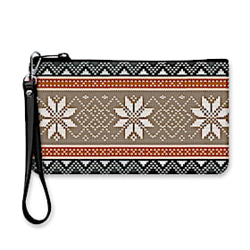 Sweater Weather Neoprene On-The-Go Wristlet Pouch