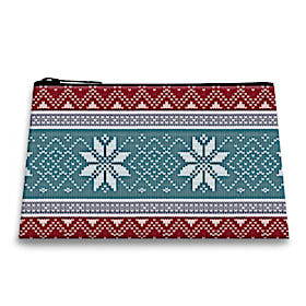 Holiday Sweater Weather Fabric On-The-Go Pouch