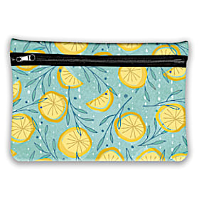 Lemon Citrus Twist Neoprene Cosmetic Makeup Bag