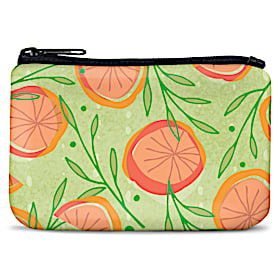 Blood Orange Citrus Twist Coin Purse