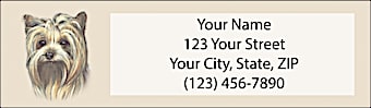 Yorkie Return Address Label