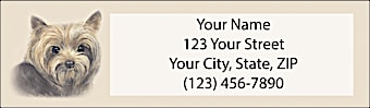 Yorkie Return Address Label