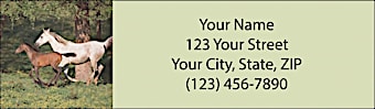 Unbridled Joy Return Address Label