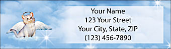 Purr-fect Angels Return Address Label