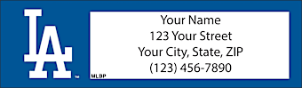 Los Angeles Dodgers MLB&reg; Return Address Label