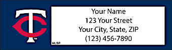 Minnesota Twins™ MLB® Return Address Label